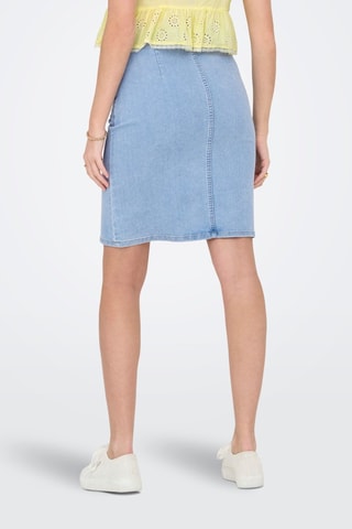 Jupe midi - Ciel