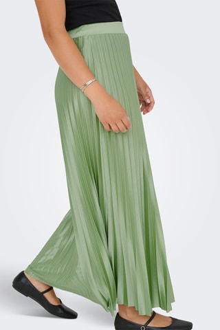 Jupe longue plissée - Vert clair