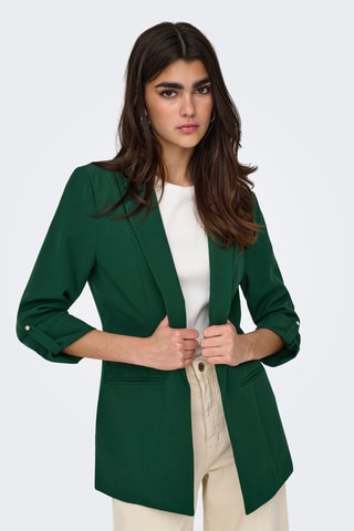 Blazer regular - Vert foncé