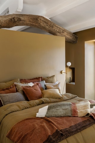 Plaid in lana Calypso - Kaki - 130 x 200 cm