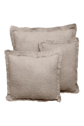 Copricuscino in lana Aspen  - Neutro - 45 x 45 cm