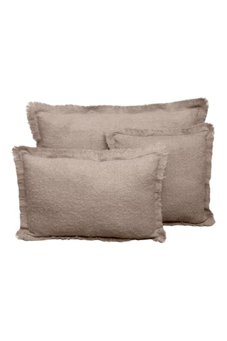 Copricuscino in lana Aspen - Neutro - 50 x 80 cm