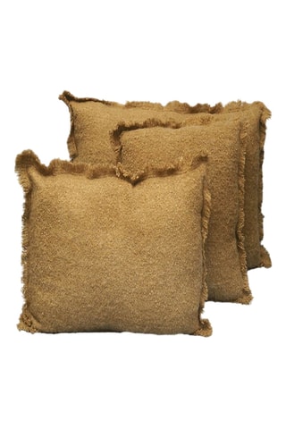 Copricuscino in lana Aspen - Dorato - 45 x 45 cm