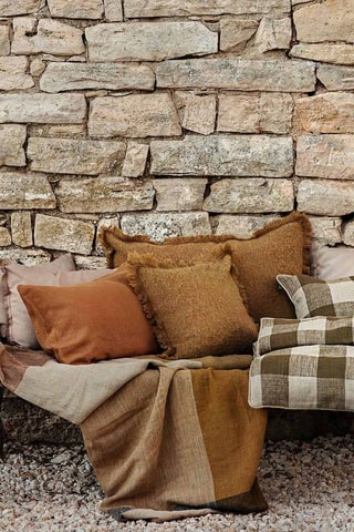 Copricuscino in lana Aspen - Dorato - 45 x 45 cm