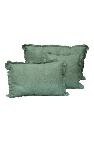 Housse de coussin en laine Aspen - Sauge - 40 x 60 cm