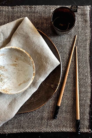 6 tovagliette in lino Cuba - 35 x 48 cm