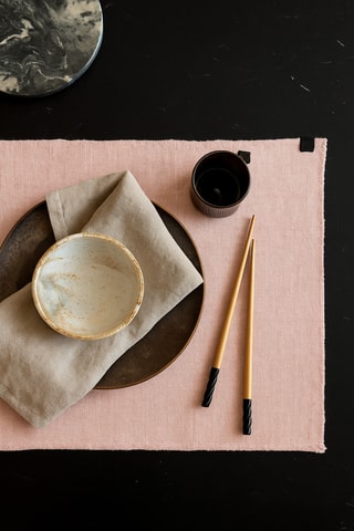 6 tovagliette in lino Cuba - 35 x 48 cm