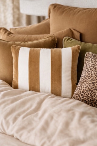 Copricuscino Perth - Tabacco - 45 x 45 cm