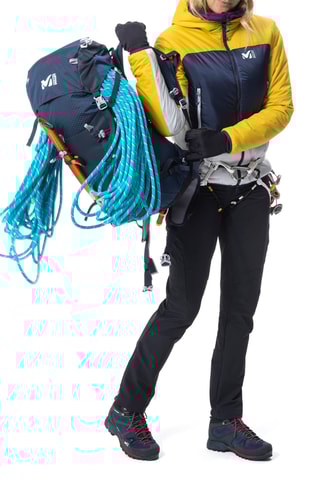 Scarpe da alpinismo in crosta di pelle Super Trident - Navy