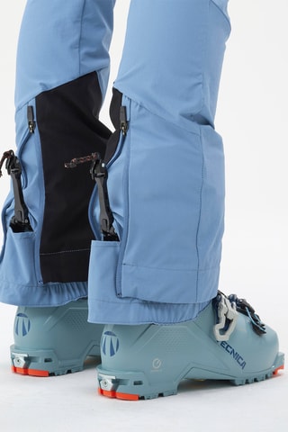 Pantaloni a vita alta de ski Rutor - Celeste