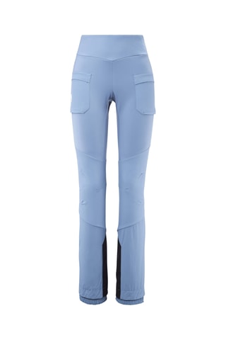 Pantaloni a vita alta de ski Rutor - Celeste