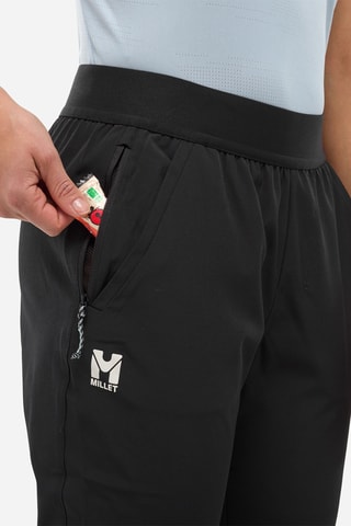 Pantaloni regular da trekking Wanaka - Nero