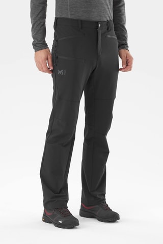 Pantaloni regular da trekking - Nero