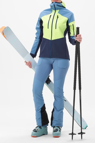 Giacca con cappuccio White Shield - Navy e verde