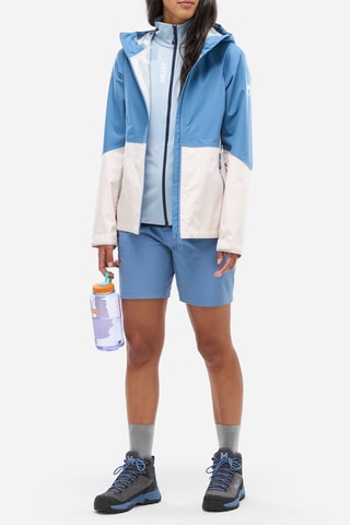 Giacca con cappuccio Fitz Roy - Bianco e azzurro