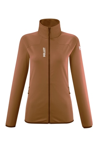 Giacca in pile con cappuccio Lokka - Marrone