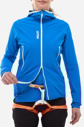 Felpa con cappuccio Fusion XCS - Blu elettrico