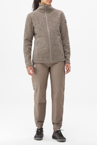 Giacca in pile Tribeni - Grigio melange