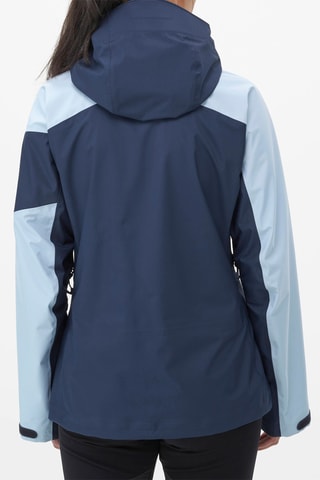 Giacca con cappuccio White - Blu