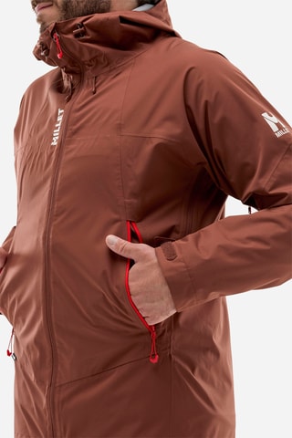 Giacca con cappuccio Fitz Roy - Rosso mattone