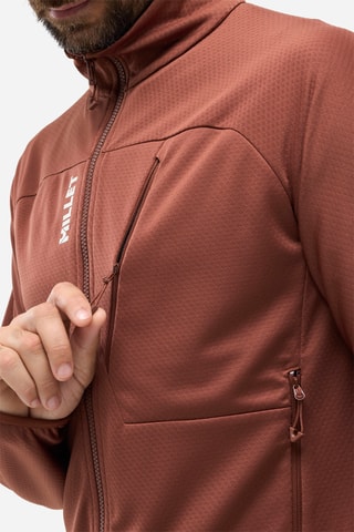 Giacca in pile Lokka - Rosso mattone