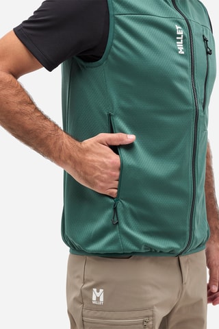 Gilet in pile Lokka - Verde 