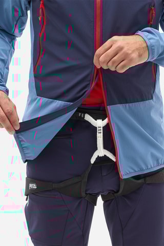 Felpa Softshell con cappuccio Fusion XCS - Blu