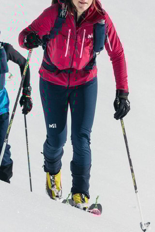 Leggings da sci trekking a vita alta Pierra - Blu scuro