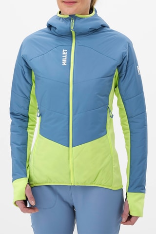 Piumino con cappuccio - Azzurro