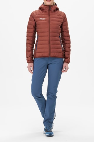 Piumino da trekking con cappuccio Fitz Roy Warm - Marrone