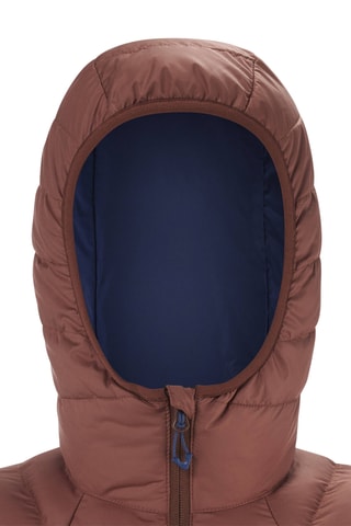 Piumino da trekking con cappuccio Fitz Roy Warm - Marrone