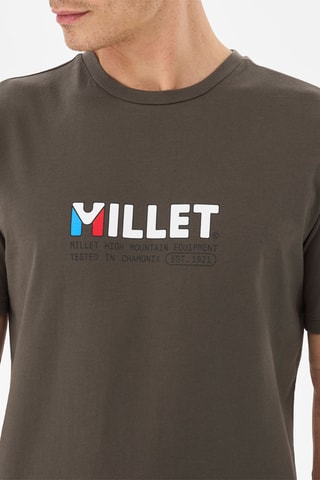 T-shirt in cotone bio - Verde oliva