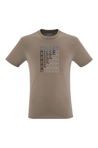 T-shirt in cotone bio Chamonix - Marrone