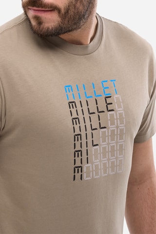 T-shirt in cotone bio Chamonix - Marrone