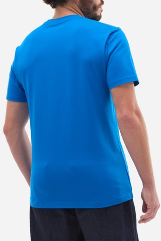 T-shirt in cotone bio Cimaï - Cobalto