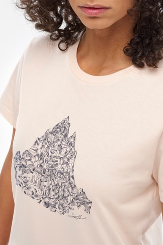 T-shirt in cotone bio Cimaï - Ecrù