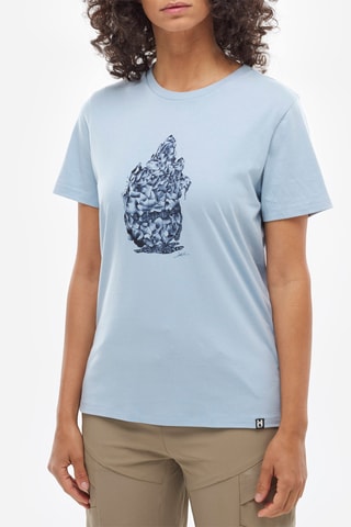 T-shirt da trekking Cimaï - Celeste