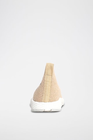 Tennis-chaussettes - Beige chiné