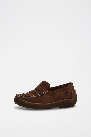 Mocassins en nubuck - Marron