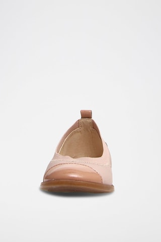 Leren Ballerina's Roze