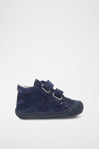 Bottines en nubuck Cocoon - Bleu marine