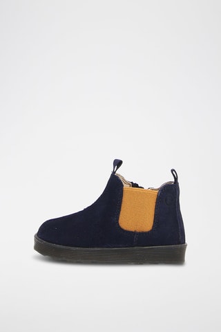 Bottines en nubuck Tarbell - Bleu marine
