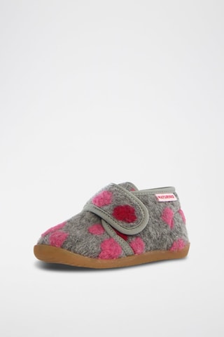 Bottines Home - Gris et rose