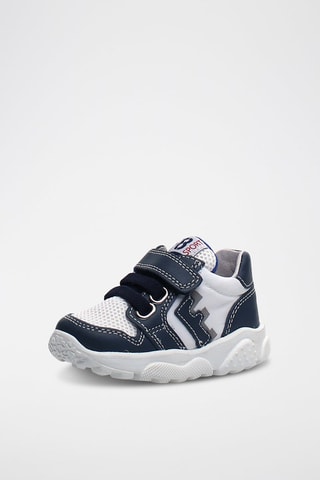 Baskets en cuir de veau - Bleu marine