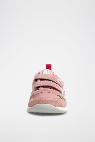 Baskets en cuir - Rose et fuchsia