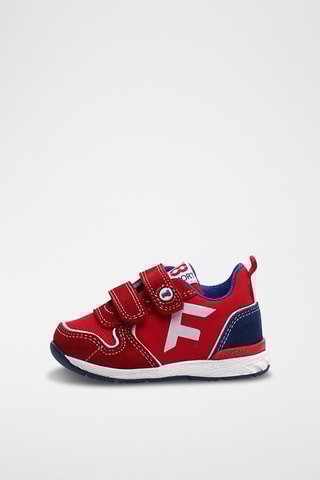 Kalfsleren Sneakers Rood