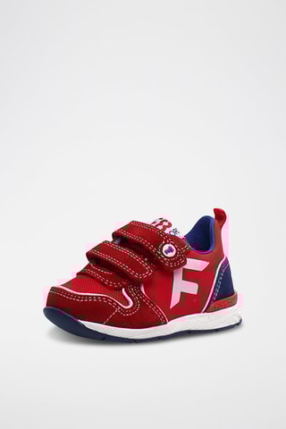 Kalfsleren Sneakers Rood