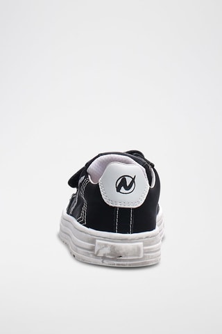 Kalfsleren Sneakers Zwart