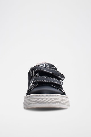 Kalfsleren Sneakers Zwart