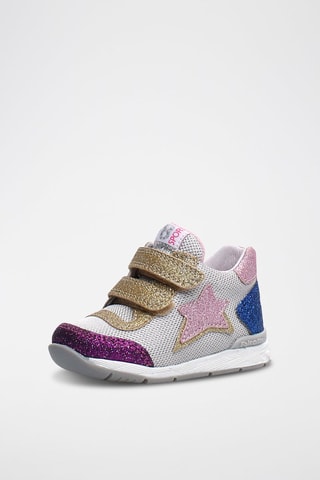 Baskets en cuir - Argenté